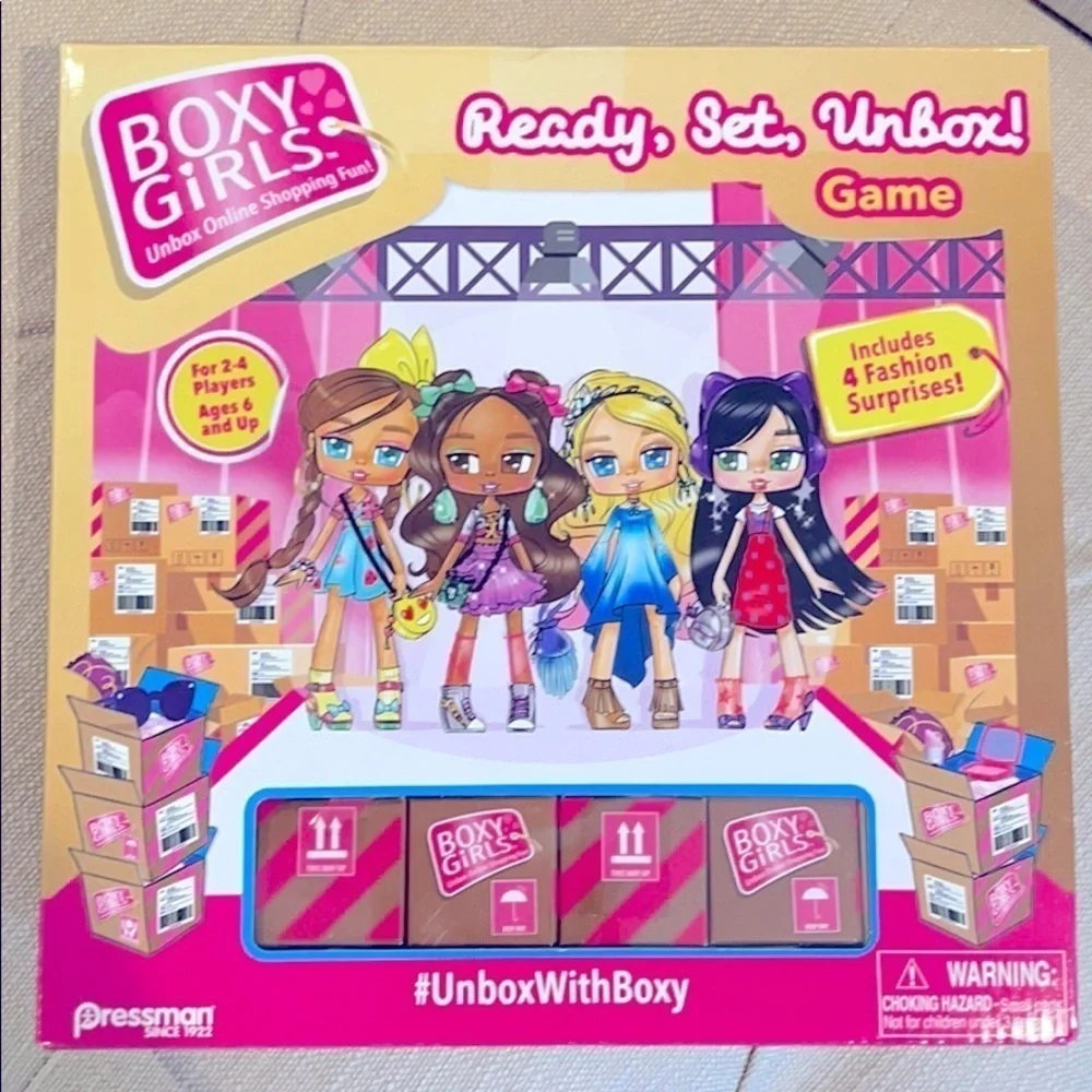 New Pressman Boxy Girls Unbox Online Shopping Fun